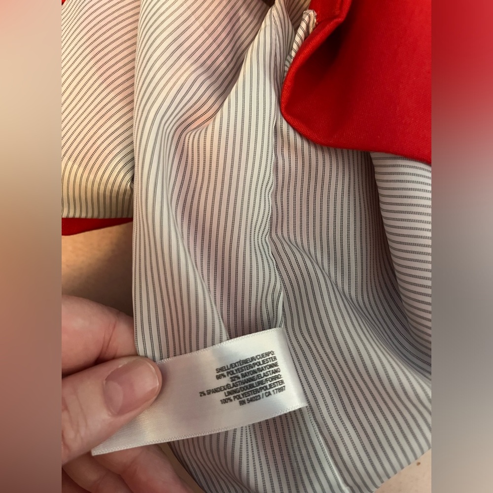 Old Navy Red Blazer Size Medium - Picture 9 of 9